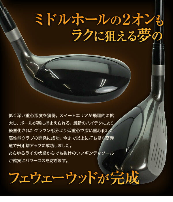 ユーティリティ やさしい ウッド型 ロフト / 20度 / 24度 / ミドルユーティリティ ミドルUT ユーティリティー 飛距離アップ <br> UT ゴルフクラブ