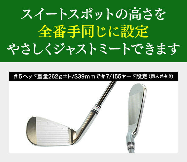 アイアンセット CNC 軟鉄鍛造 キャビティバック 6本セット 3タイプ ゴルフクラブセット TEAMTOHO <br>人気 打感とやさしさOK メンズ レディース Aモデル Bモデル 可変ビス付 Cモデル 地クラブ 国産 ゴルフクラブ 東邦ゴルフ 匠