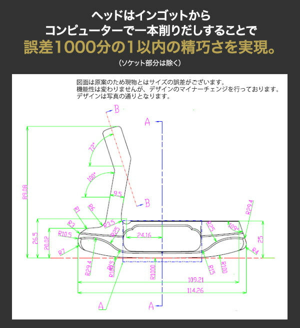 軟鉄鍛造 パター レフティー 左利き用 スピンコントロール 軟鉄削出しパター レフティ 左用 パター GFI90オリジナルシャフト仕様 / ピンマレット / CNC加工 SCパター 人気 ゴルフクラブ golfclub 短尺 32インチ 姫路もの 軟鉄パター 短尺パター 左用パター 東邦ゴルフ
