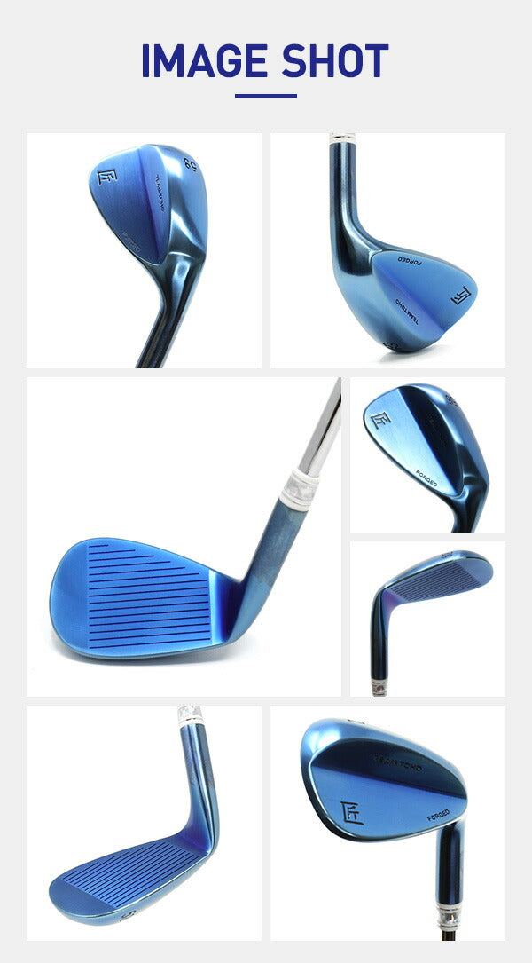 軟鉄鍛造ウェッジ 匠ロイヤル BlueEdition 48度 単品 50度 56度 52度 58度 2本セット <br>ゴルフクラブ 東邦ゴルフ FORGED フォージド ブロンズ スタイリッシュ かっこいい クール オリジナル 日本製 国産